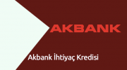 Akbank İhtiyaç Kredisi
