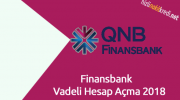 Finansbank Vadeli Hesap Açma 2018