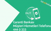 Garanti Bankası Müşteri Hizmetleri Telefonu 444 0 333