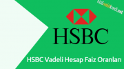 HSBC Vadeli Hesap Faiz Oranları