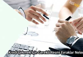 Kredi Çekmek İçin Gerekli Resmi Evraklar Nelerdir?