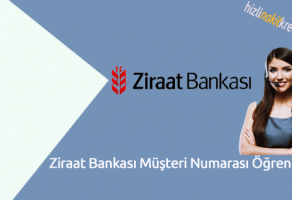 Ziraat Bankası Müşteri Numarası Öğrenme