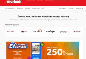 İndirim Araştırmalarında Tek Adres Markodi.com