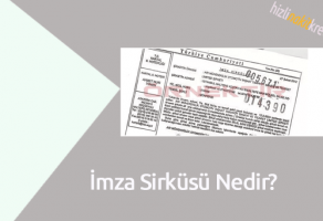 İmza Sirküsü Nedir?